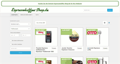 Desktop Screenshot of espressokaffee-shop.de